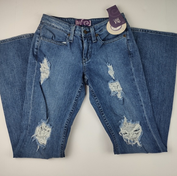 LM Little in the Middle Denim - LM Little in the Middle Jeans Distressed NWT